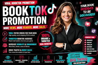 do booktok promotion, amazon KDP book marketing and ebook promotion