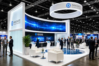 design a high impact 3d exhibition stand that attracts more visitors