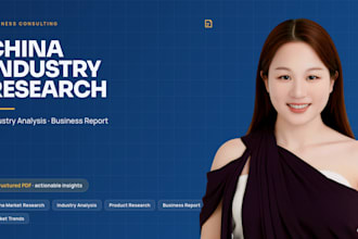 do in depth china industry and product business research