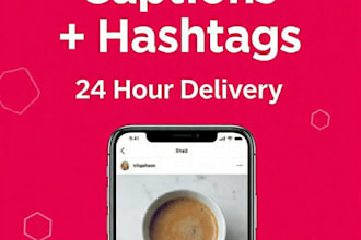 write viral instagram captions and hashtags for your