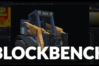 create blockbench minecraft model, texture, animation