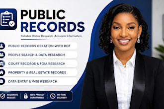 do public records creation with bot