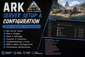 setup configure fix or optimize your ark survival ascended server