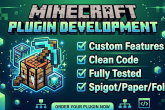 code a custom minecraft plugin for your server