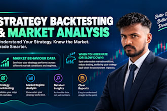 backtest your trading strategy and analyze market behavior