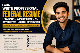write ats federal executive resume CV for usajobs government applications jobs