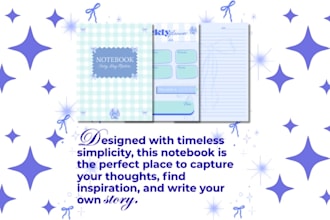 design a 101 page printable weekly planner