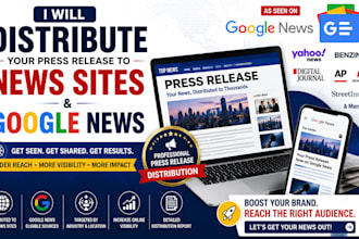distribute your press release to news sites and google news