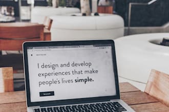 create a modern and user friendly responsive website
