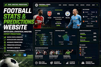 build a football stats and predictions website