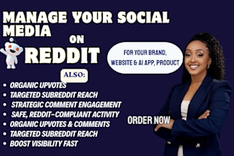do reddit SEO post social media blog post to market any business ai web platform
