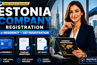 register your estonia company with e residency and vat registration
