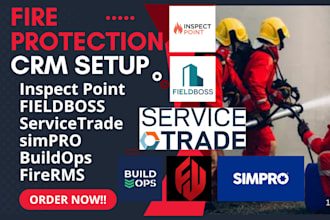 setup fireprotection crm inspect point fieldboss servicetrade simpro buildops