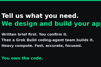 take your requirements and design you a custom app