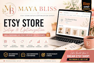 professionally set up and optimize your etsy store