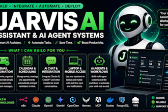 build jarvis ai assistant multi agent dashboard n8n claude code openclaw hermes