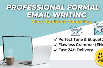 write or rewrite your professional and formal emails