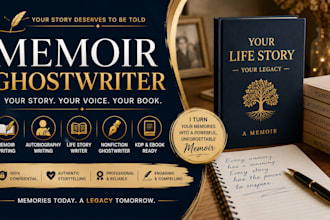 write memoir, memoir writing, autobiography ghostwrite, life story, momoir