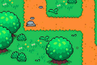 create pixel art isometric pixel art game art tileset character design props map