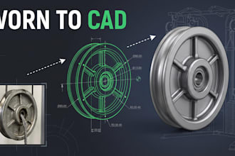 reverse engineer gym equipment parts scan to cad 3d model