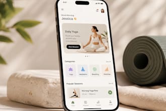 develop yoga app meditation app fitness app wellness app