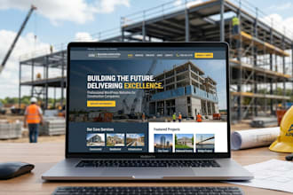 build a wordpress website for a construction company