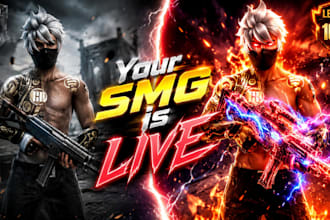 design yt thumbnails for free fire players