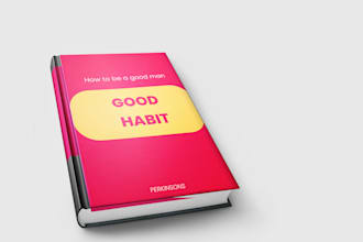 do minimal book cover design by figma