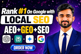 do monthly local SEO, aio, GEO and google business profile optimization