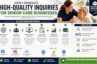 generate senior care leads with facebook and instagram marketing