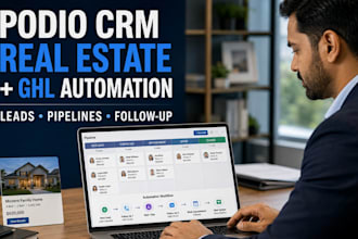 setup podio crm for real estate business wholesale  automation and integration
