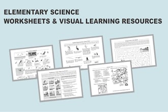 design elementary science worksheets