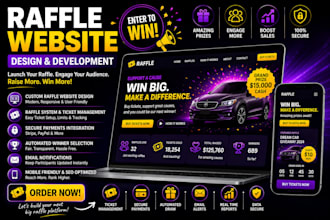 raffle website promotion competition website promotion giveaway site