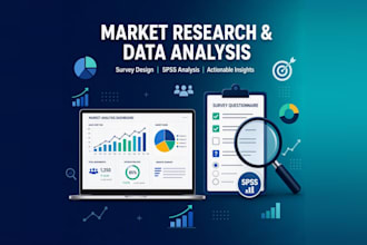 design quantitative survey studies, perform data analysis, and deliver insights