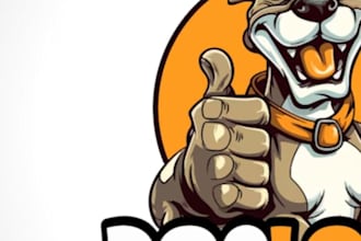 design cute pet logo for your store or business