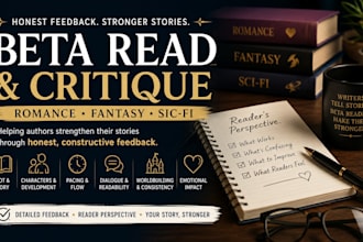 beta read, romance beta reader, alpha reader critique manuscript