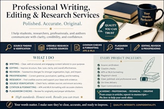write research source verification and formatting