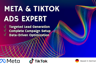 generate high quality leads via facebook meta and tiktok ads