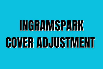 prepare and resize your book cover for ingramspark print