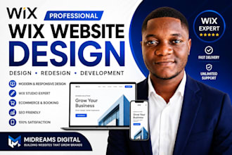 wix website redesign, wix website design and wix studio
