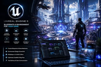 do blueprints or enviorment in unreal engine5, blueprint for your game