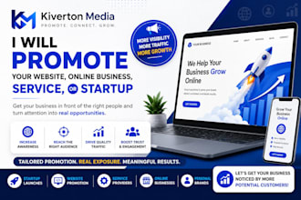 promote your website, online business, service, or startup
