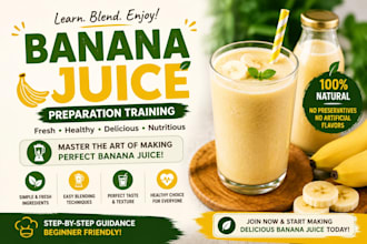 teach you how to make banana juice
