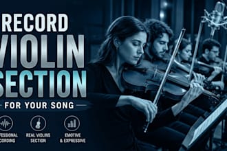 record violin section for your song