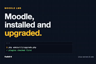 install upgrade or migrate your moodle lms on your own server