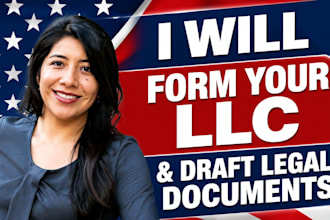form your llc and draft operating agreement, bylaws and legal documents