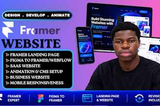 framer website, develop framer website, framer animation, fix framer