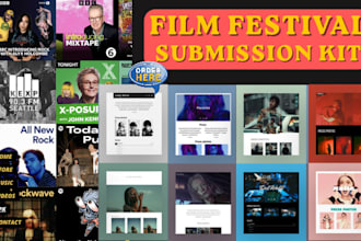 film festival epk screenplay pitch deck  director lookbook