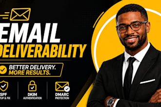 fix email deliverability, spf dkim dmarc and inbox placement