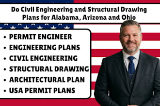 do structural drawings, civil engineerings and architectural plans for oh and al